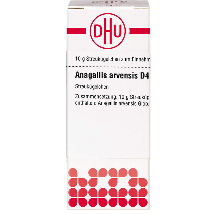 Anagallis arvensis D4 DHU Globuli, 10 g Globuli