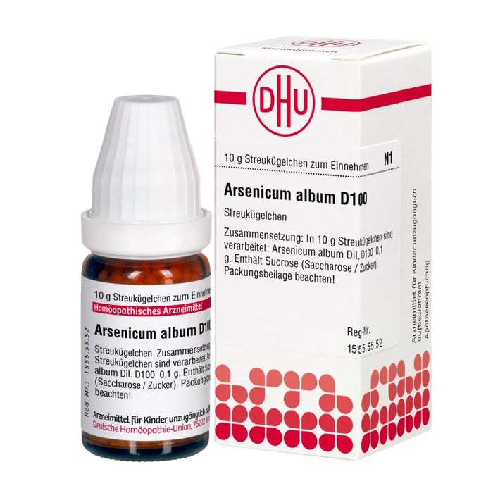DHU Arsenicum album D100 Streukügelchen, 10 g Globuli