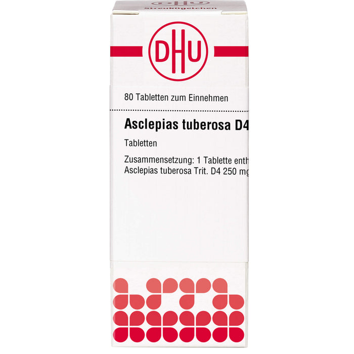 Asclepias tuberosa D4 DHU Tabletten, 80 St. Tabletten