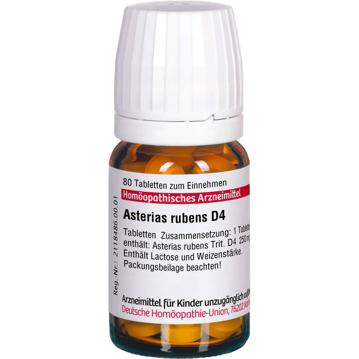 Asterias rubens D4 DHU Tabletten, 80 St. Tabletten