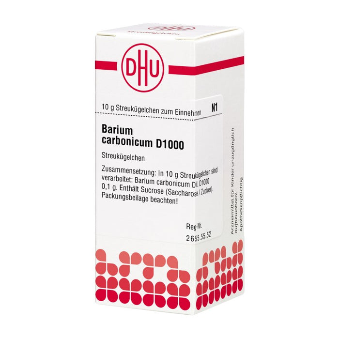 Barium carbonicum D1000 DHU Globuli, 10 g Globuli