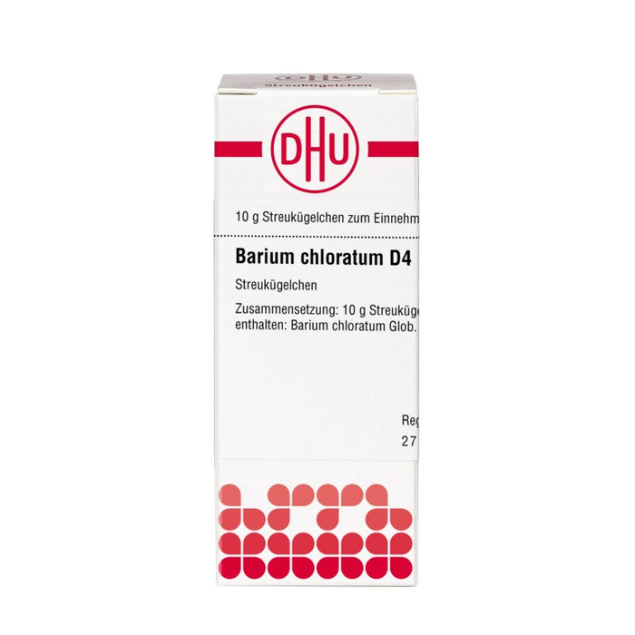 Barium chloratum D4 DHU Globuli, 10 g Globuli