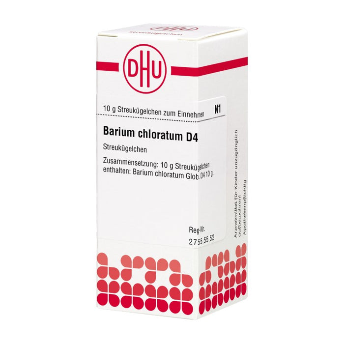 Barium chloratum D4 DHU Globuli, 10 g Globuli