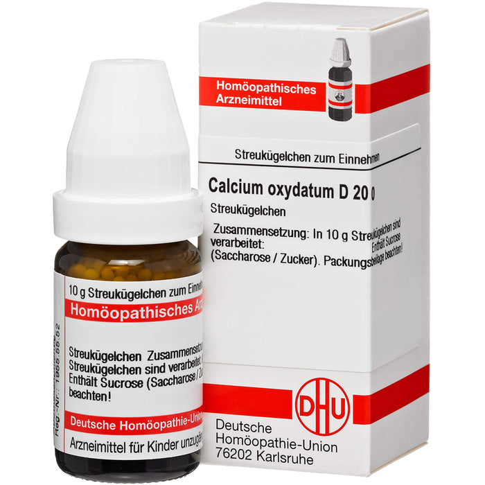 Calcium oxydatum D200 DHU Globuli, 10 g Globuli