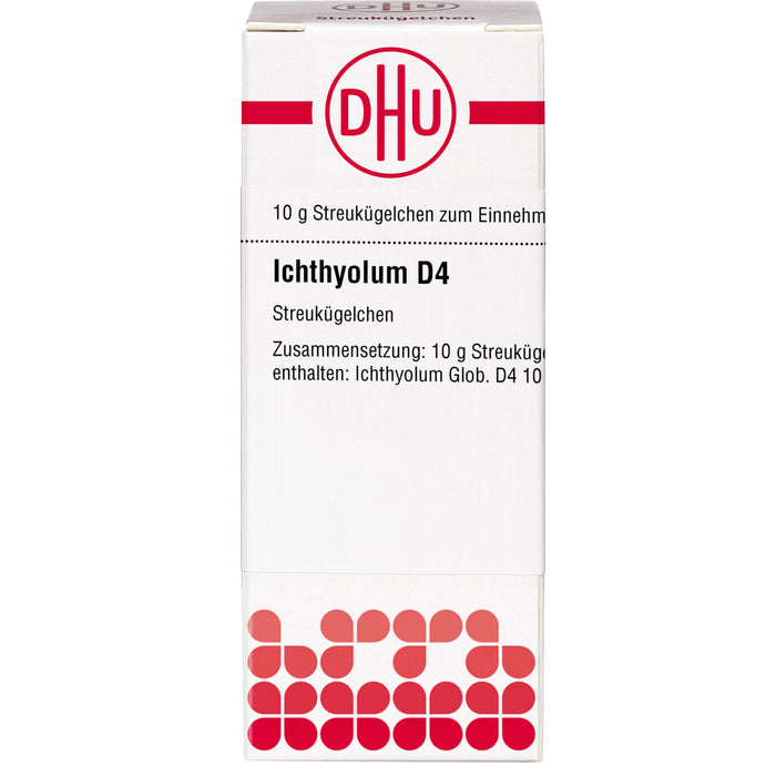 Ichthyolum D4 DHU Globuli, 10 g Globuli