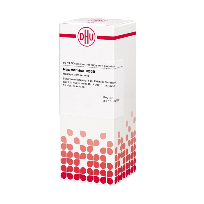 DHU Nux vomica C200 Dilution, 50 ml Lösung