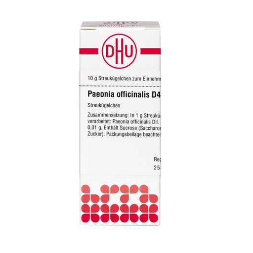 DHU Paeonia officinalis D4 Streukügelchen, 10 g Globuli