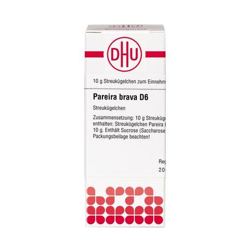 DHU Pareira brava D6 Streukügelchen, 10 g Globuli