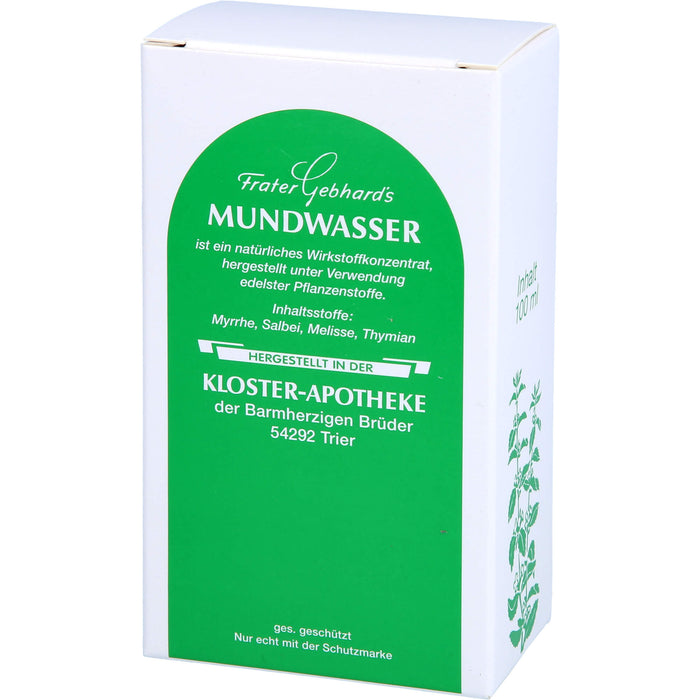 FRATER GEBHARD'S Mundwasser, 100 ml Lösung
