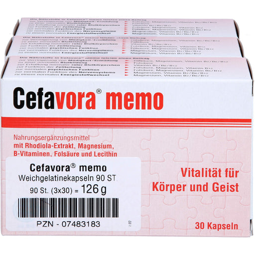 Cefavora memo (Weichgelatinekapseln), 90 St KAP