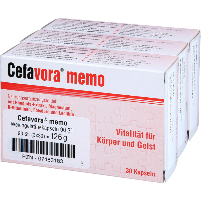 Cefavora memo (Weichgelatinekapseln), 90 St KAP