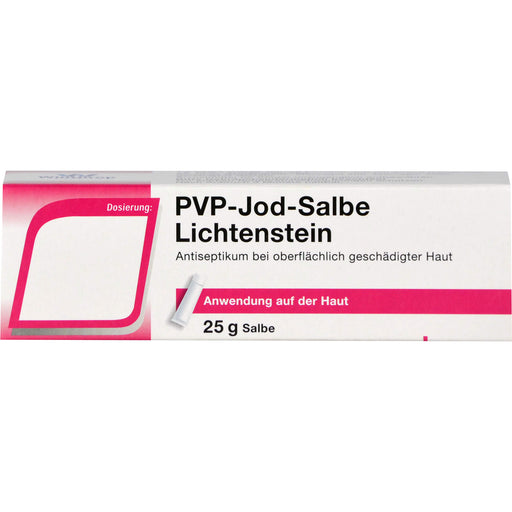 ZENTIVA PVP-Jod-Salbe Lichtenstein 100 mg/g, 25 g Salbe