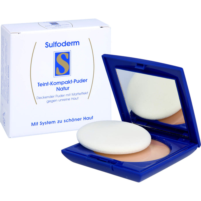 Sulfoderm S Teint-Kompakt-Puder Natur, 10 g Puder