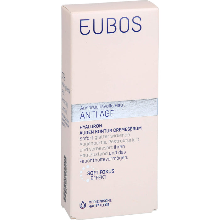 EUBOS Sensitive Hyaluron Augen Kontur CremeSerum, 15 ml Creme