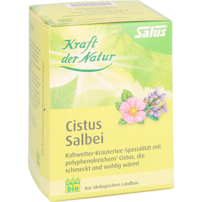 Salus Kraft der Natur Cistus Salbei bio Kräutertee, 15 St. Filterbeutel