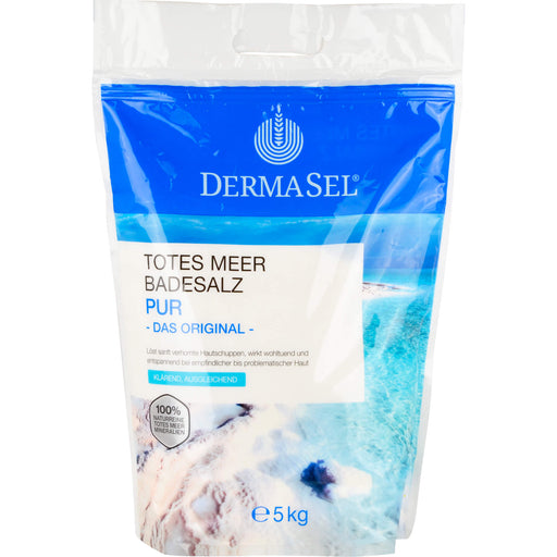 DermaSel Totes Meer Badesalz Pur, 5000 g Salz