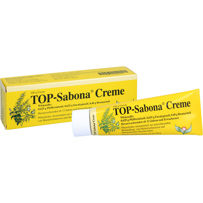 TOP Sabona Creme bei Muskelschmerzen und rheumatischen Beschwerden, 100 g Creme