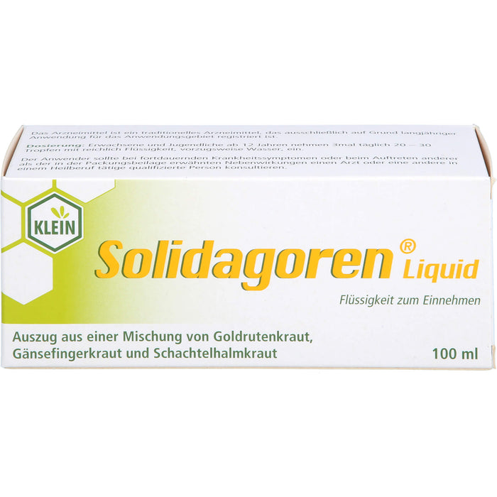 Solidagoren Liquid unterstützend bei leichten Harnwegsbeschwerden, 100 ml Lösung