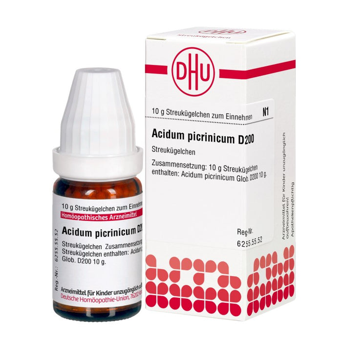 DHU Acidum picrinicum D200 Streukügelchen, 10 g Globuli