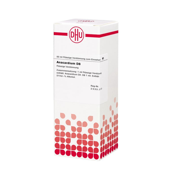 Anacardium D8 DHU Dilution, 50 ml Lösung