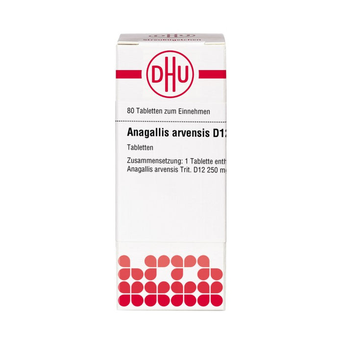 Anagallis arvensis D12 DHU Tabletten, 80 St. Tabletten