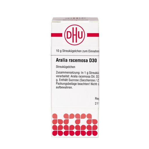 Aralia racemosa D30 DHU Globuli, 10 g Globuli