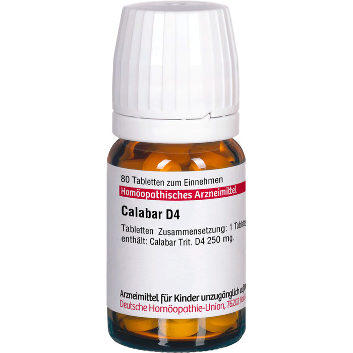 Calabar D4 DHU Tabletten, 80 St. Tabletten