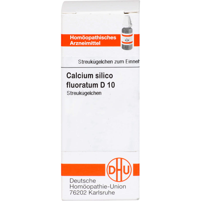 Calcium silico-fluoratum D10 DHU Globuli, 10 g Globuli