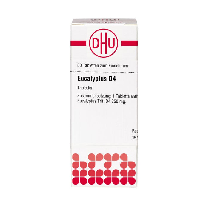 Eucalyptus D4 DHU Tabletten, 80 St. Tabletten