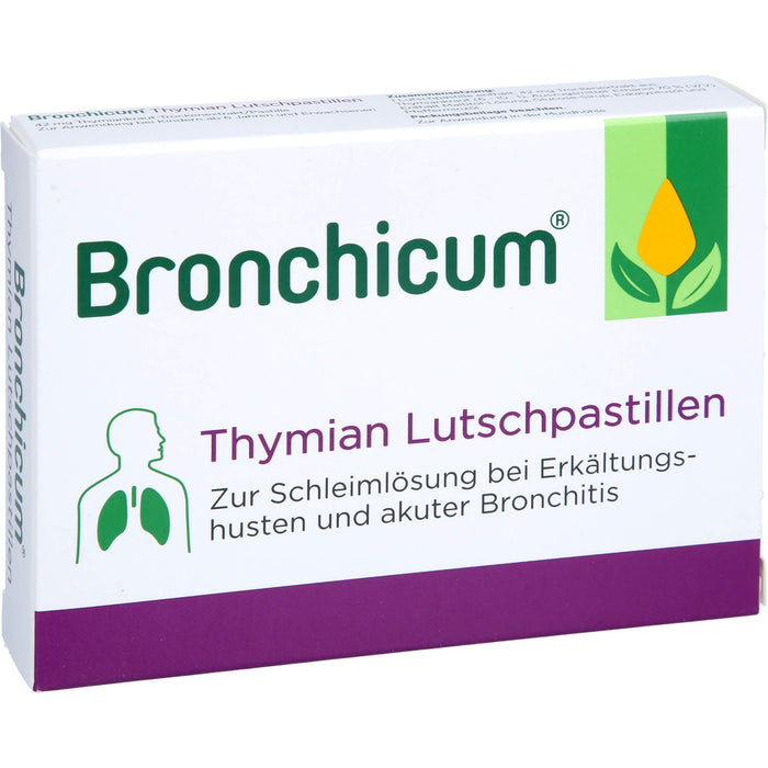Bronchicum Thymian Lutschpastillen, 20 pcs. Tablets