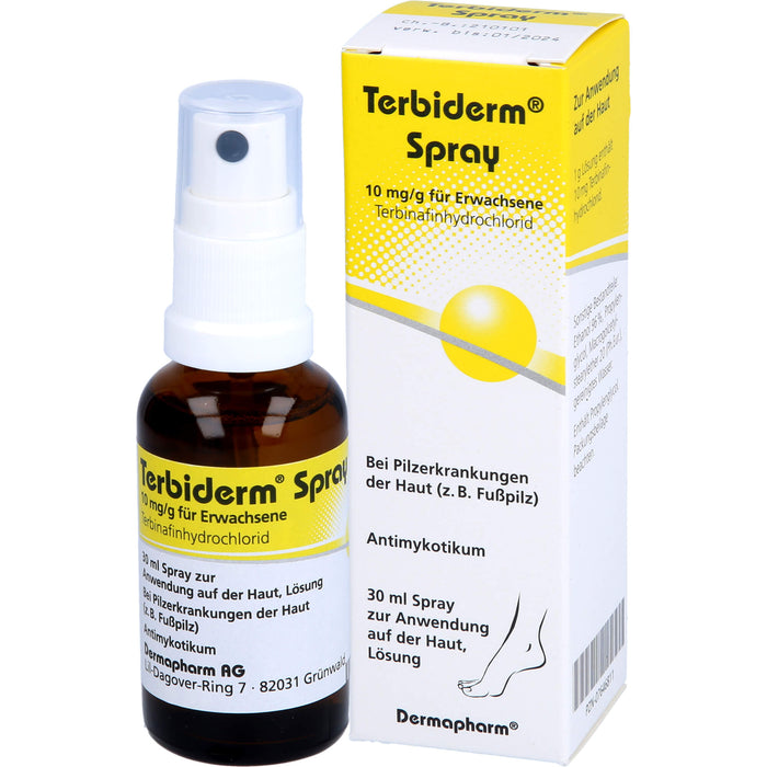Terbiderm  Spray, 10 mg/g für Erwachsene, 30 ml Lösung