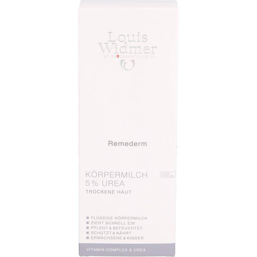 Louis Widmer Remederm Körpermilch 5 % Urea, 200 ml Creme