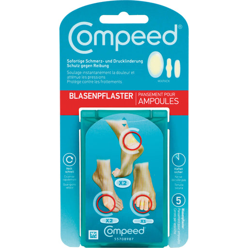Compeed Blasenpflaster Mixpack, 5 St. Pflaster
