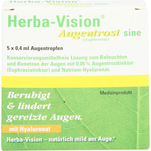 Herba-Vision Augentrost sine (Euphrasia), 5 St. Ampullen