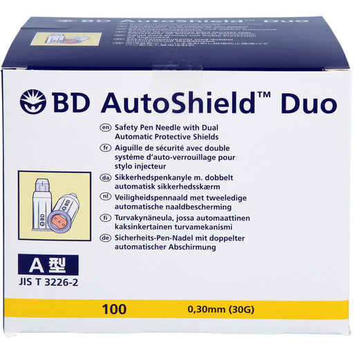 BD AutoShield Duo Sicherheits-Pen-Nadel 8 mm, 100 St. Kanülen