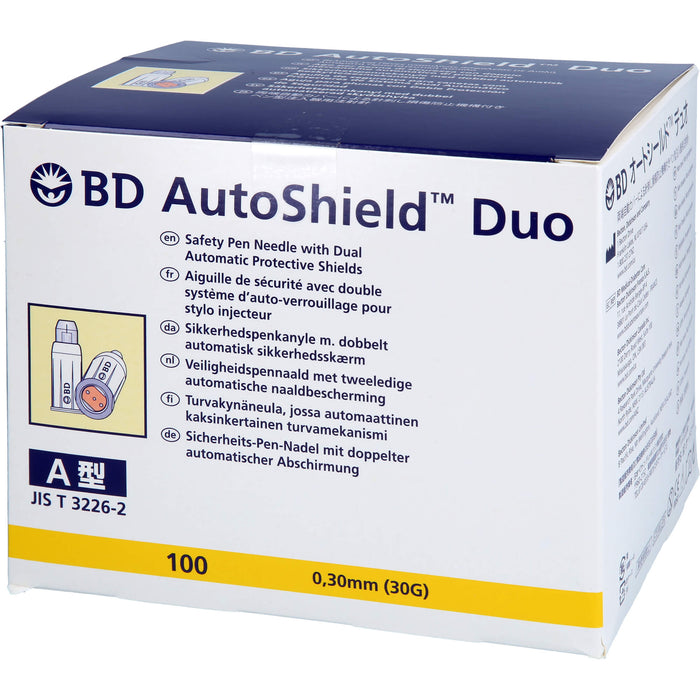 BD AutoShield Duo Sicherheits-Pen-Nadel 8 mm, 100 St. Kanülen