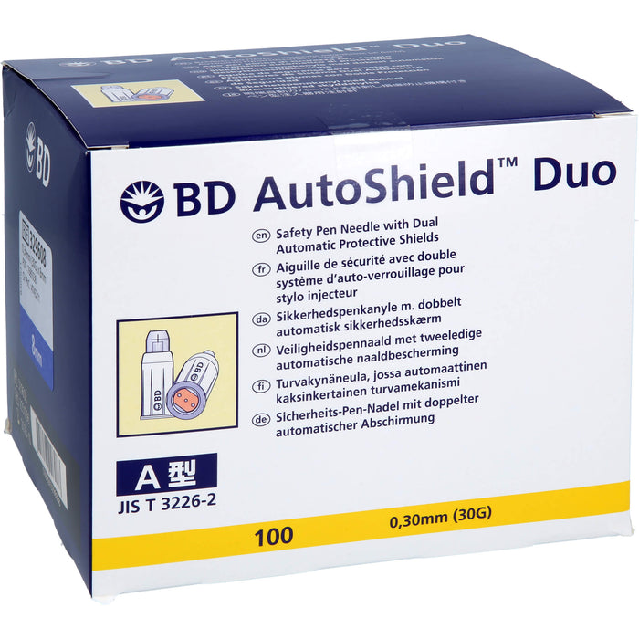 BD AutoShield Duo Sicherheits-Pen-Nadel 8 mm, 100 St. Kanülen