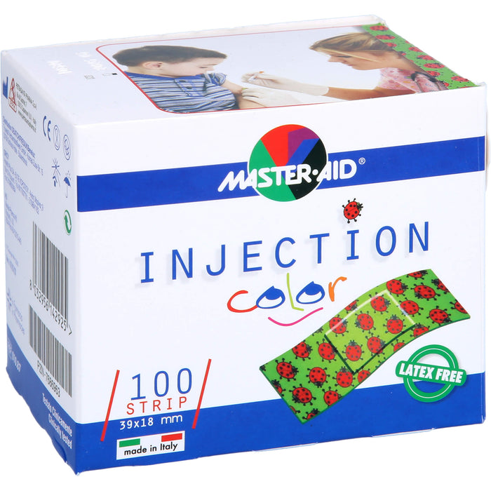INJECTION strip color 39x18mm Kinderpfl.Master-Aid, 100 St. Pflaster