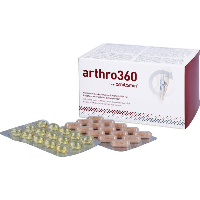 Amitamin Arthro 360 Kapseln für gesunde Gelenke Bänder und Knochen, 120 St. Kapseln
