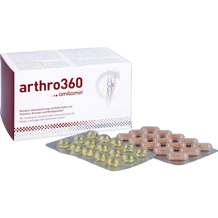 Amitamin Arthro 360 Kapseln für gesunde Gelenke Bänder und Knochen, 120 St. Kapseln