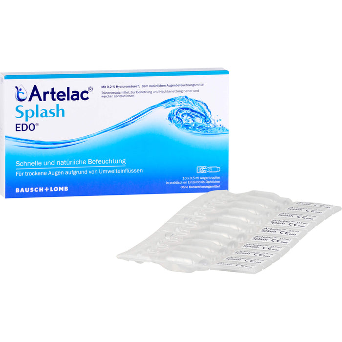 Artelac Splash Augentropfen EDO, 10 pcs. Single-dose pipettes