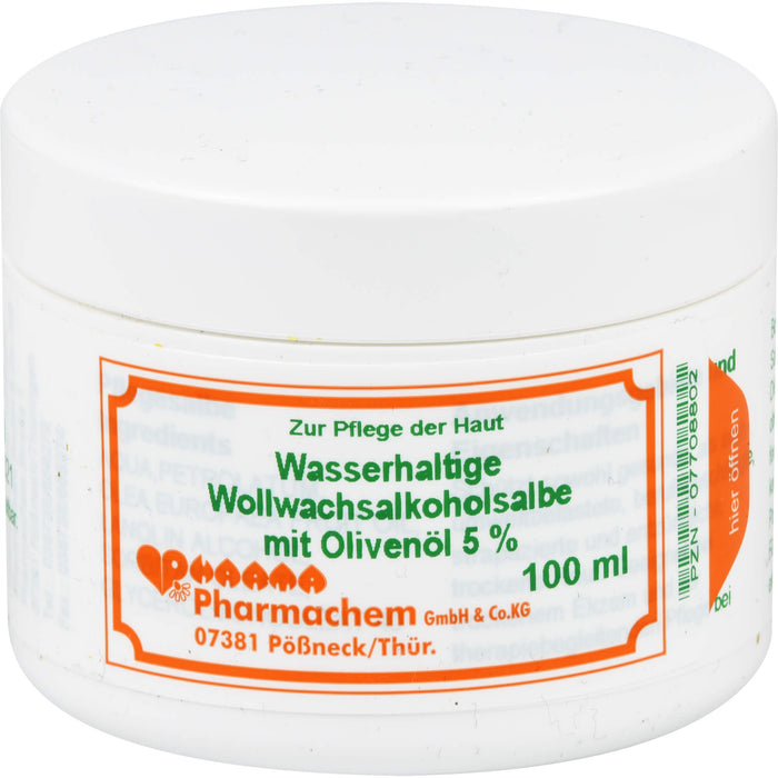 Wollwachsalkoholsalbe wasserh.m.Olivenoel 5%, 100 g Salbe
