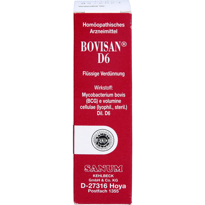 SANUM-KEHLBECK Bovisan D6 flüssige Verdünnung, 5 ml Lösung