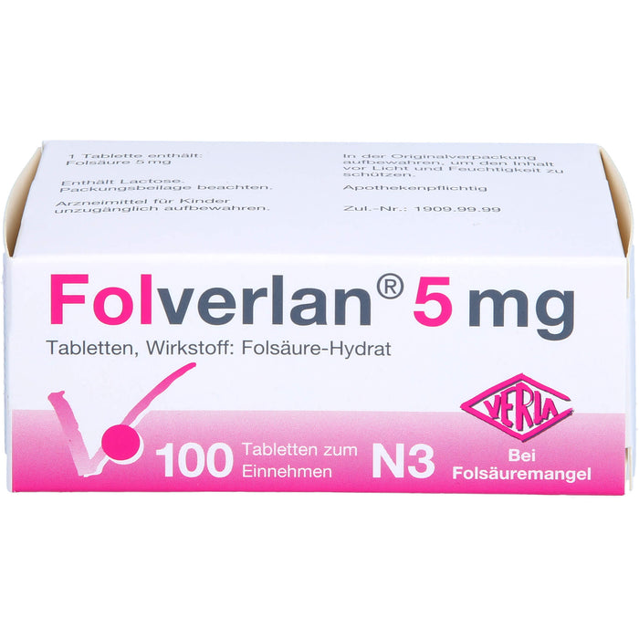 Folverlan 5 mg Tabletten, 100 St. Tabletten