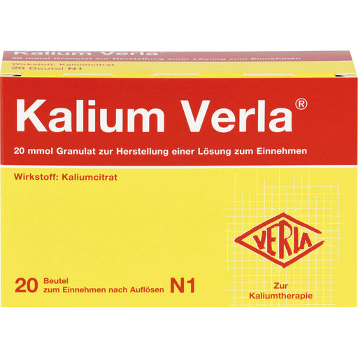 Kalium Verla Granulat zur Kaliumtherapie, 20 St. Beutel