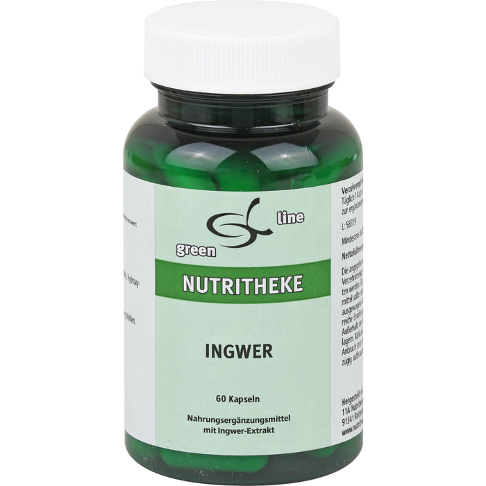 Green Line Nutritheke Ingwer Kapseln, 60 St. Kapseln