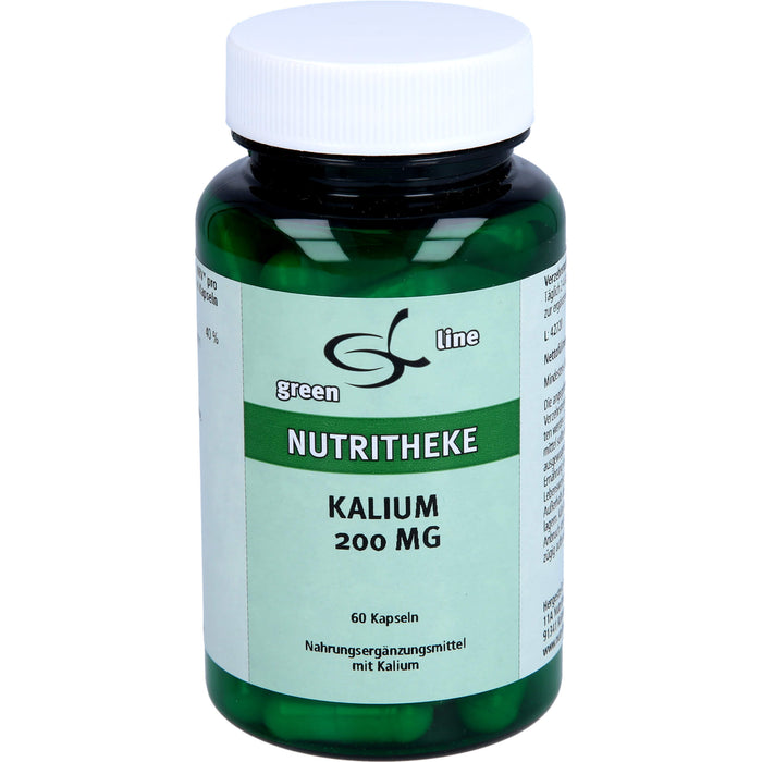 Green Line Nutritheke Kalium 200 mg Kapseln, 60 St. Kapseln
