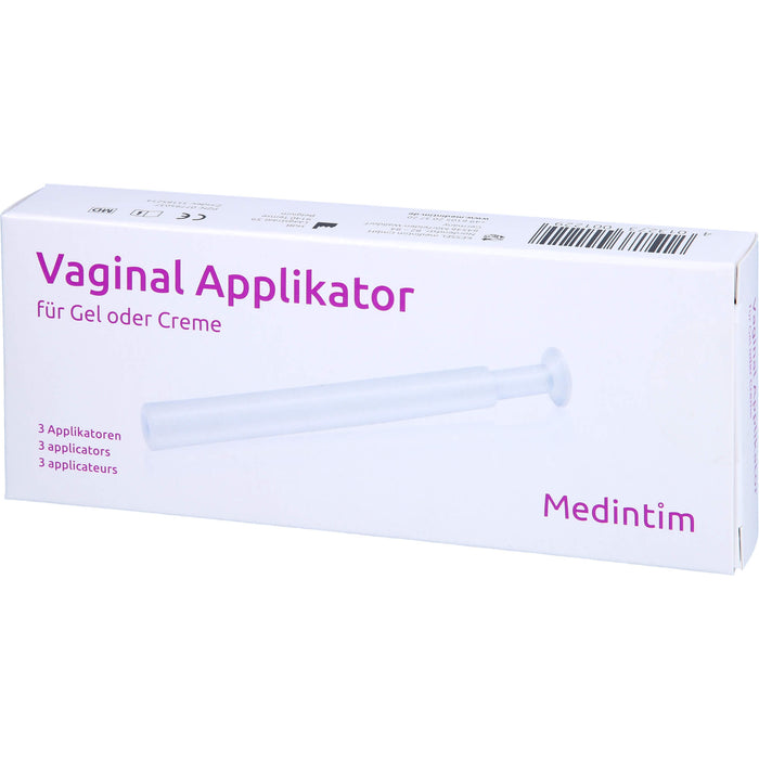 MEDintim Vaginal Applikator für Gel und Creme, 3 St. Zubehör