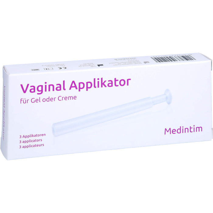 MEDintim Vaginal Applikator für Gel und Creme, 3 St. Zubehör
