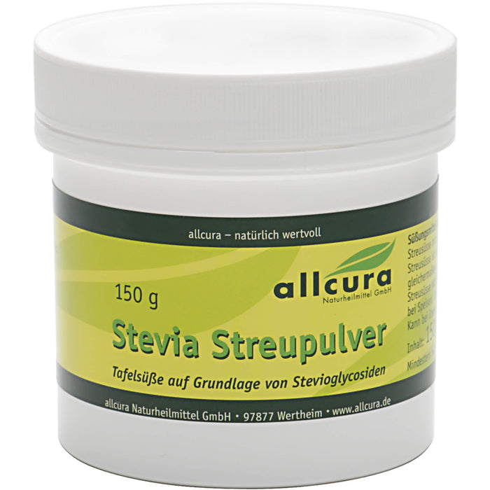 Stevia Streupulver, 150 g PUL